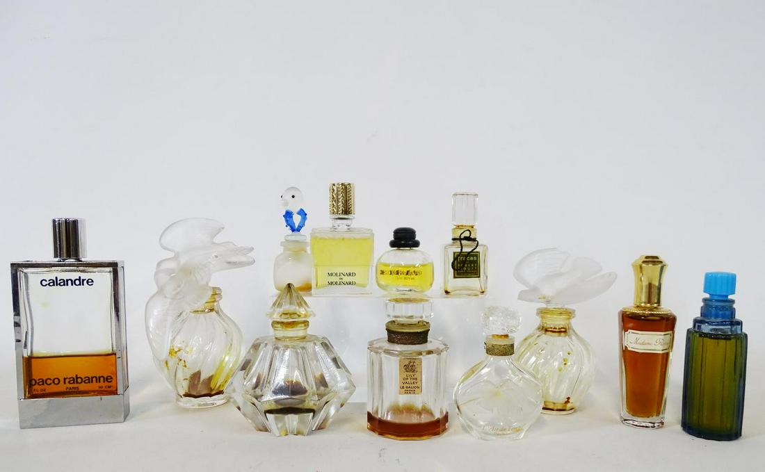 GROUP OF 12 PERFUME BOTTLES INC. PACO RABANNE: GROUP OF 12 PERFUME BOTTLES INC. PACO RABANNE
