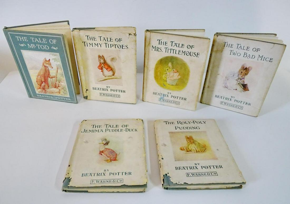 SET 6 BEATRIX POTTER CHILDRENS BOOKS: SET 6 BEATRIX POTTER CHILDRENS BOOKS