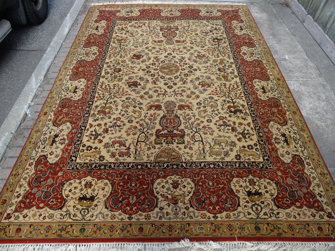 SERAFIAN ANIMAL MOTIF RUG 11'4 X 8'1 (1 of 7)