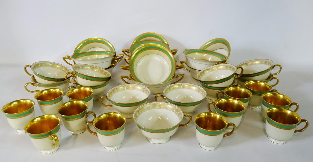 PARTIAL SET 34 PCS. ROSENTHAL "IVORY" PATTERN CHINA (1 of 5)