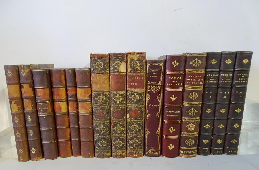 15 LEATHER BOUND BOOKS INC. GOETHE & SCHILLER (1 of 6)