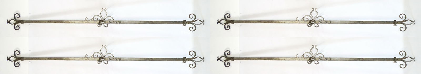 4 IRON CURTAIN RODS (1 of 4)