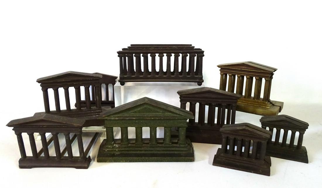 BOX OF GREEK ARCHITECTURAL BOOKENDS (1 of 5)