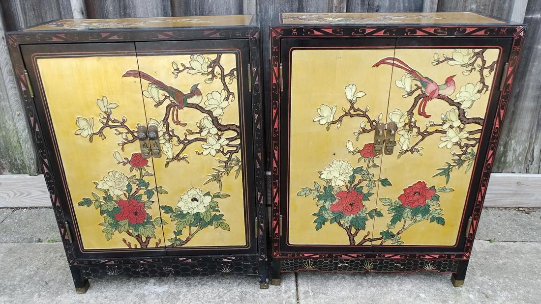 PR. COROMANDEL CABINETS 30"H 23"W 11"D: PR. COROMANDEL CABINETS 30"H 23"W 11"D