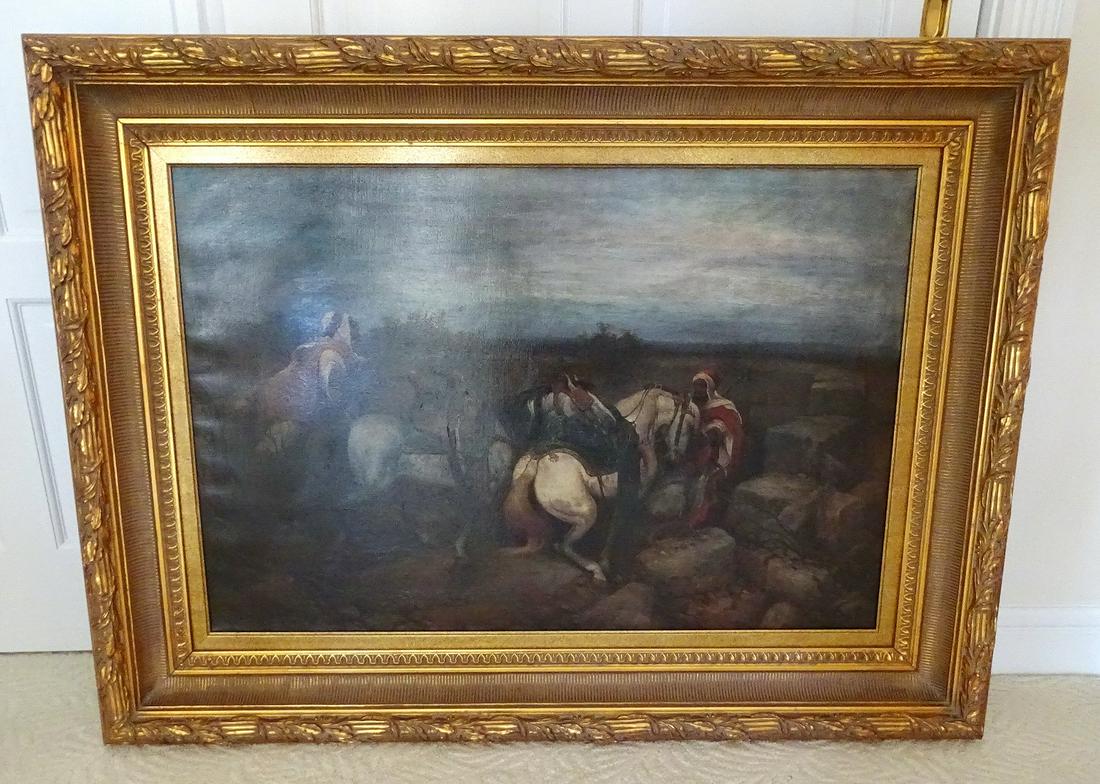 HAWKINS GILT FRAME ORIENTALISTS 24" X 36" & 35" X (1 of 8)