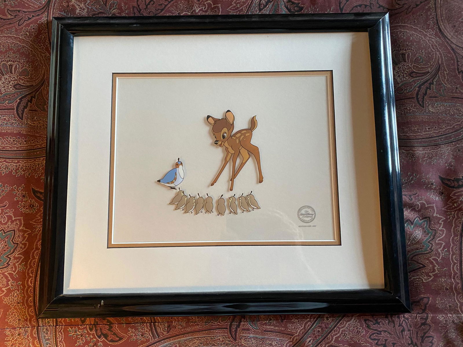 DISNEY ANIMATION CEL BAMBI COLLECTION/LIMITED EDITION (1 of 4)