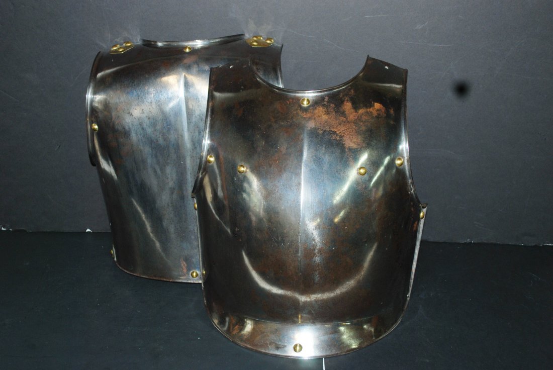 FRENCH CUIRASSIER ARMOR FRONT AND BACK ( GENUINE): FRENCH CUIRASSIER ARMOR FRONT AND BACK ( GENUINE)