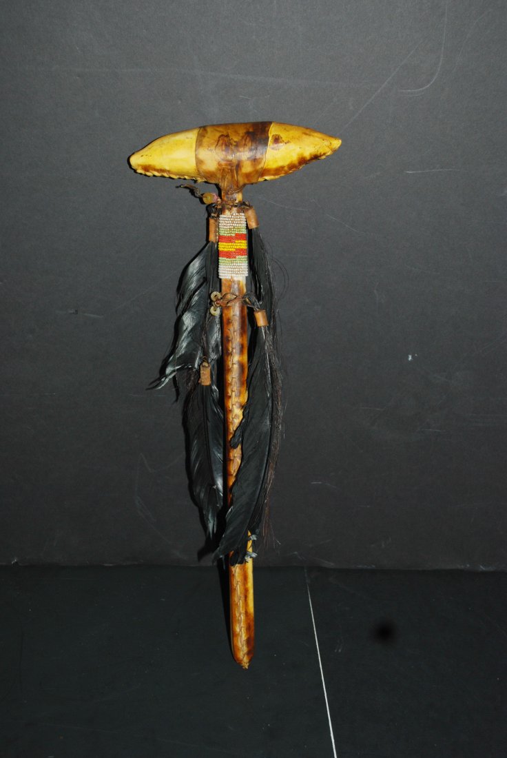 NATIVE AMERICAN HIDE COVERED CLUB: NATIVE AMERICAN HIDE COVERED CLUB