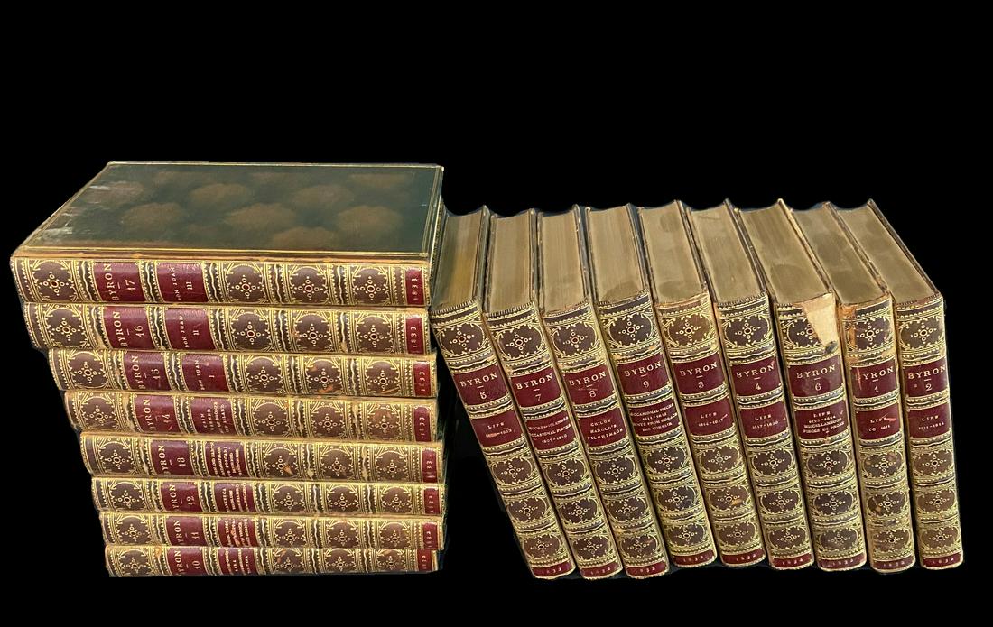 17 LEATHERBOUND 1833LORD BYRON 1833 7" X 4": 17 LEATHERBOUND 1833LORD BYRON 1833 7" X 4"