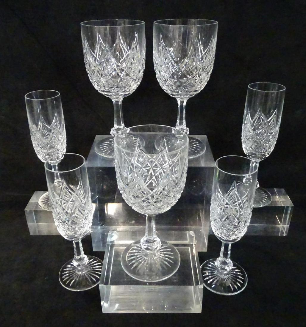 7 PCS. BACCARAT CRYSTAL STEMWARE (1 of 6)