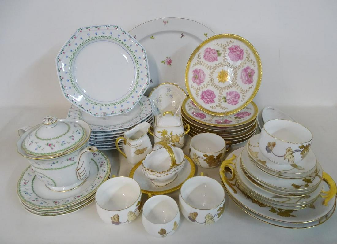 ASSORT. LOT OF LIMOGES DINNERWARE (40+ PCS.) (1 of 6)