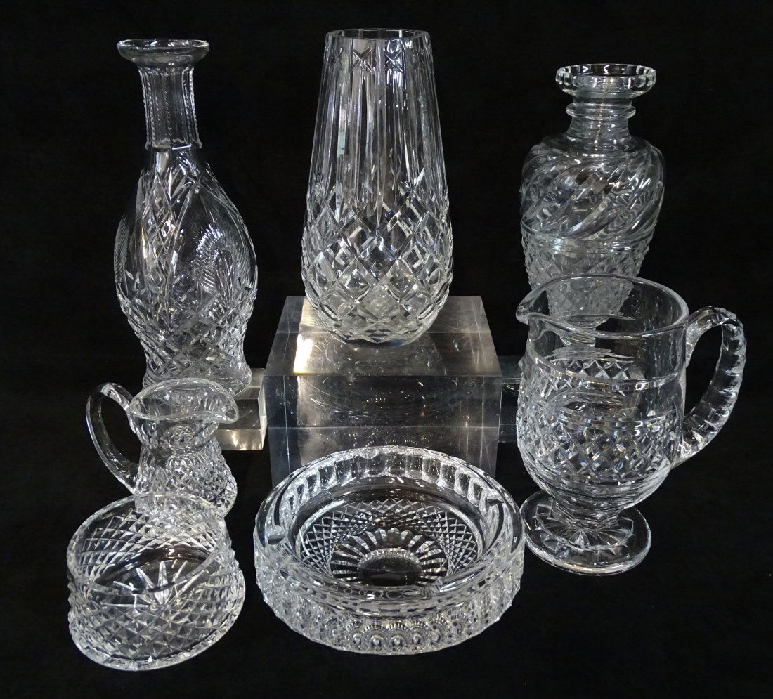 7 PC. CRYSTAL ITEMS INCL. 4 PC. WATERFORD (1 of 6)