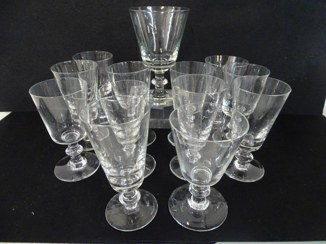 12 PCS. BACCARAT STEMWARE 5.5H. TALLEST (1 of 2)