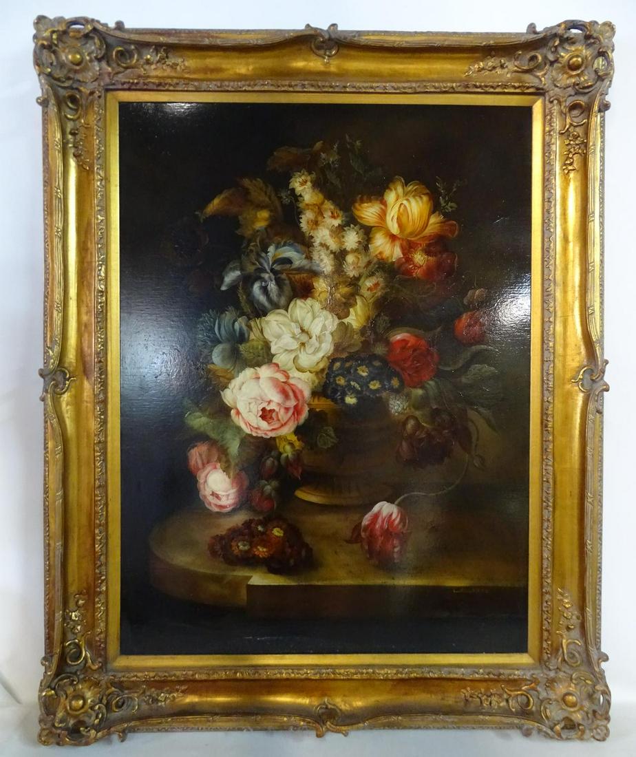 OIL ON CANVAS STILL LIFE 40" X 30" (1 of 9)