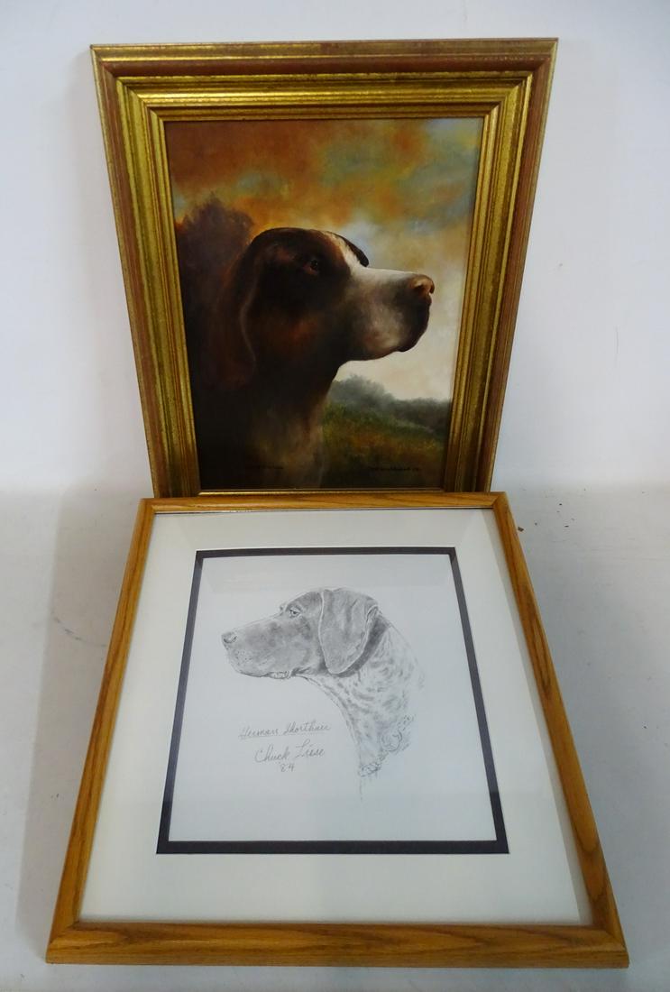 (2) IMPRESSIVE GERMAN SHORTHAIR POINTER PORTRAITS INC. (1 of 11)