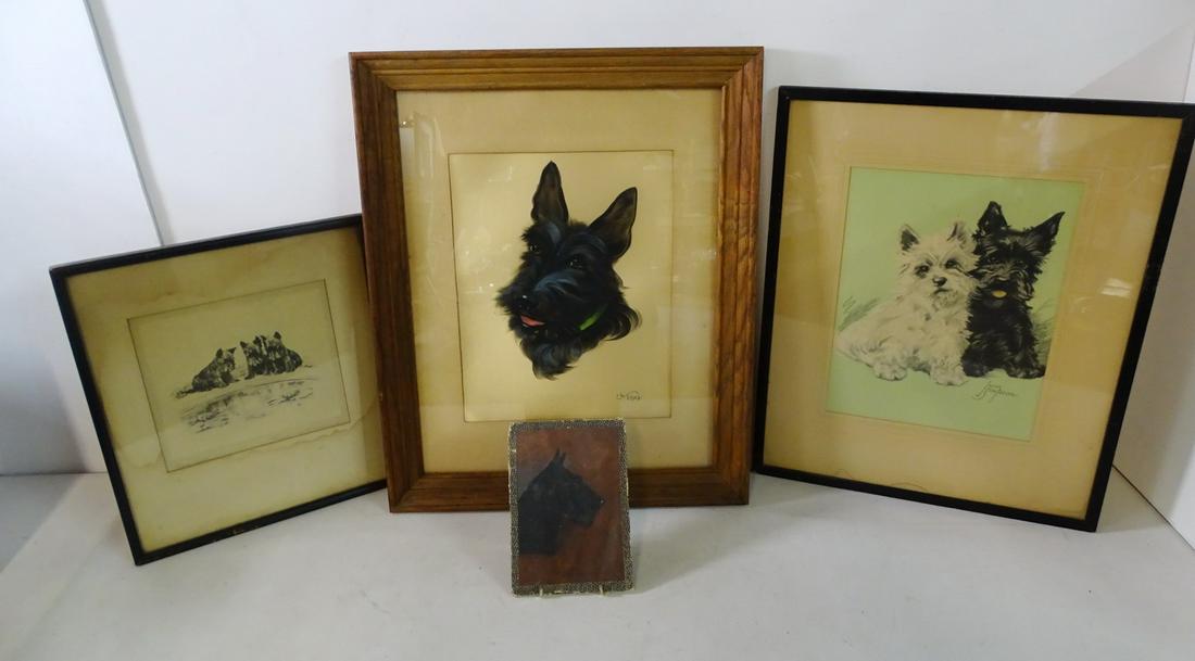 4 SCOTTY THEMED WORKS INC..PORT. ON SILK 21X16.5 (1 of 8)