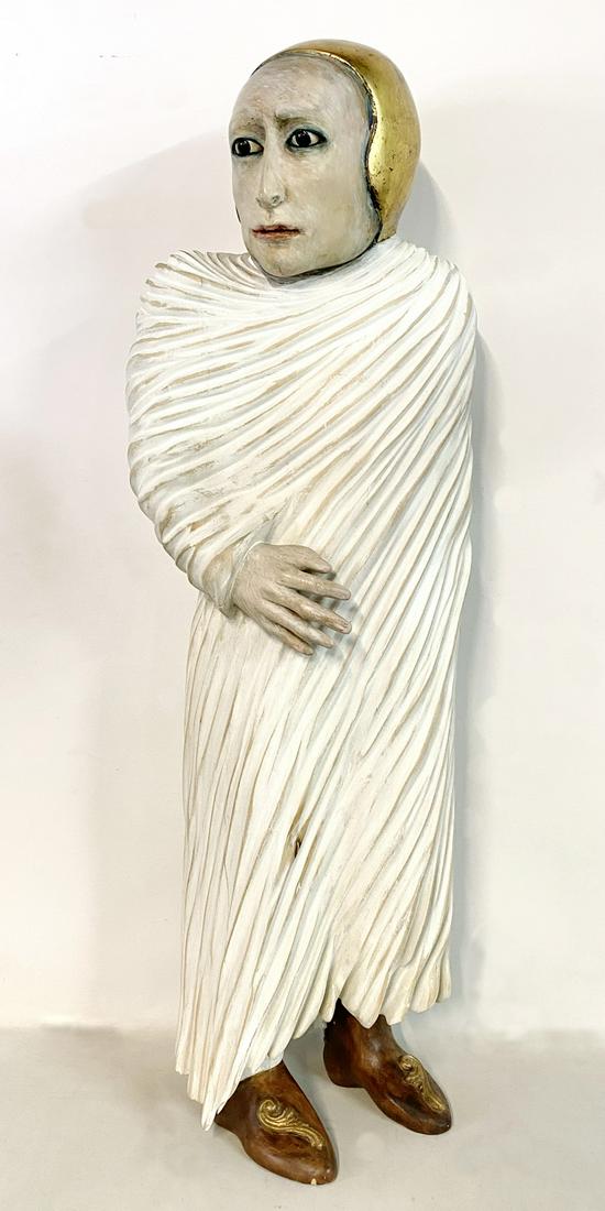 CARVED WOOD MARTHA GRAHAM SCULPTURE  ANNA MARIA PACHECO (1 of 7)