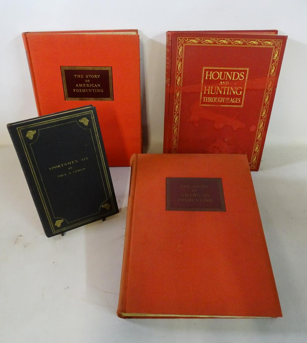 4 HOUND AND SPORTING DOG THEMED BOOKS -DERRYDALE PRESS (1 of 8)