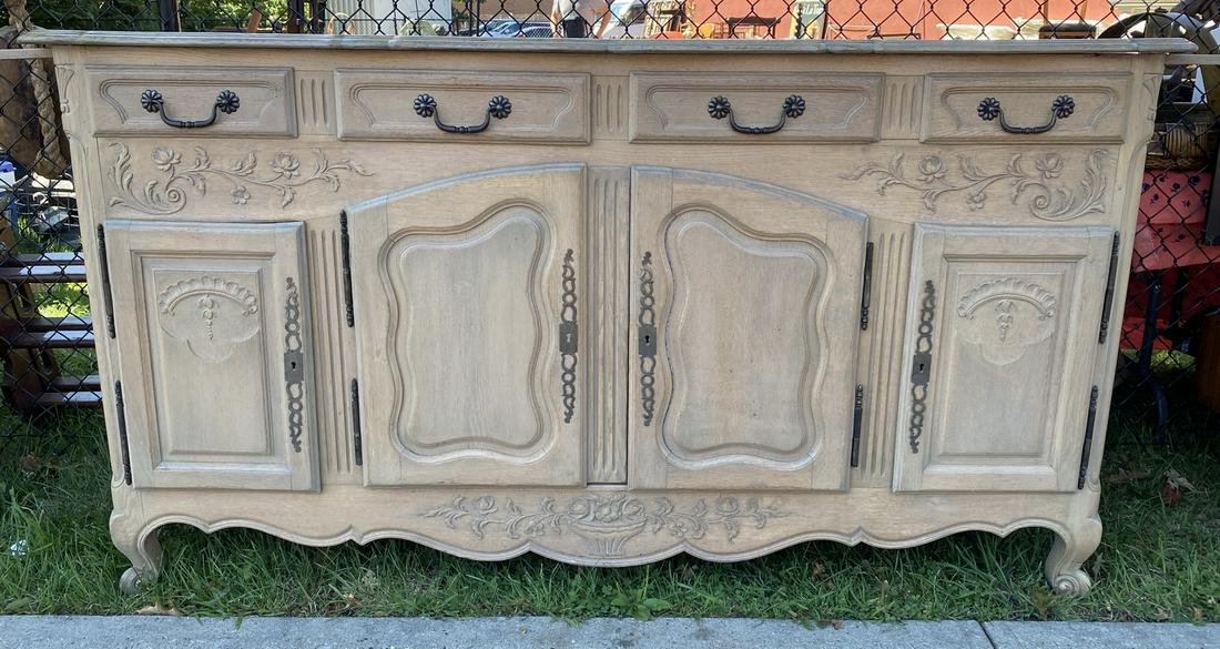 PAINT DECORATED COUNTRY FRENCH STYLE SERVER (1 of 3)