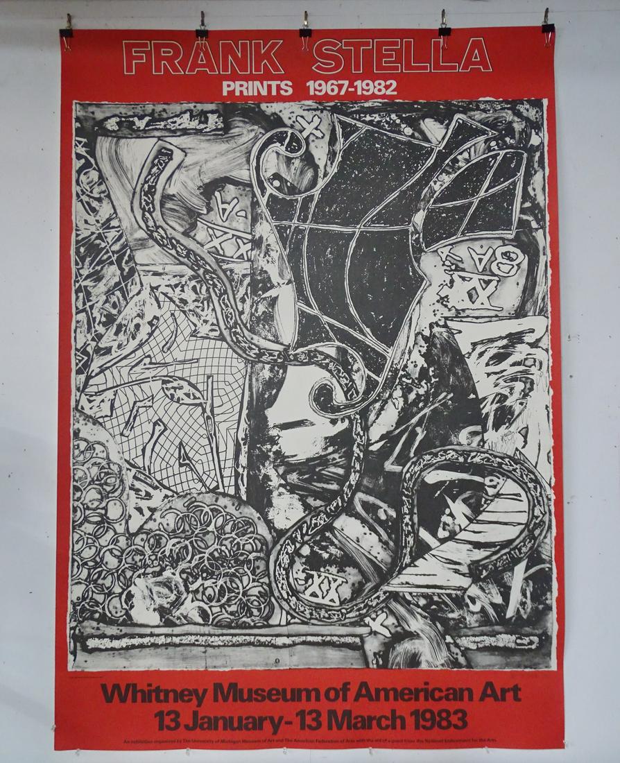 SIGNED FRANK STELLA RARE EDITION 56/100 WHITNEY MUSEUM (1 of 10)