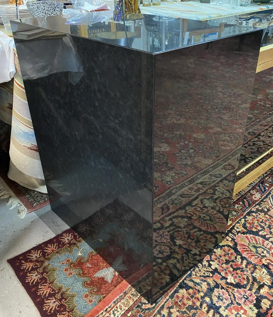 PAIR MARBLE PEDESTALS 36X18X26 (1 of 2)