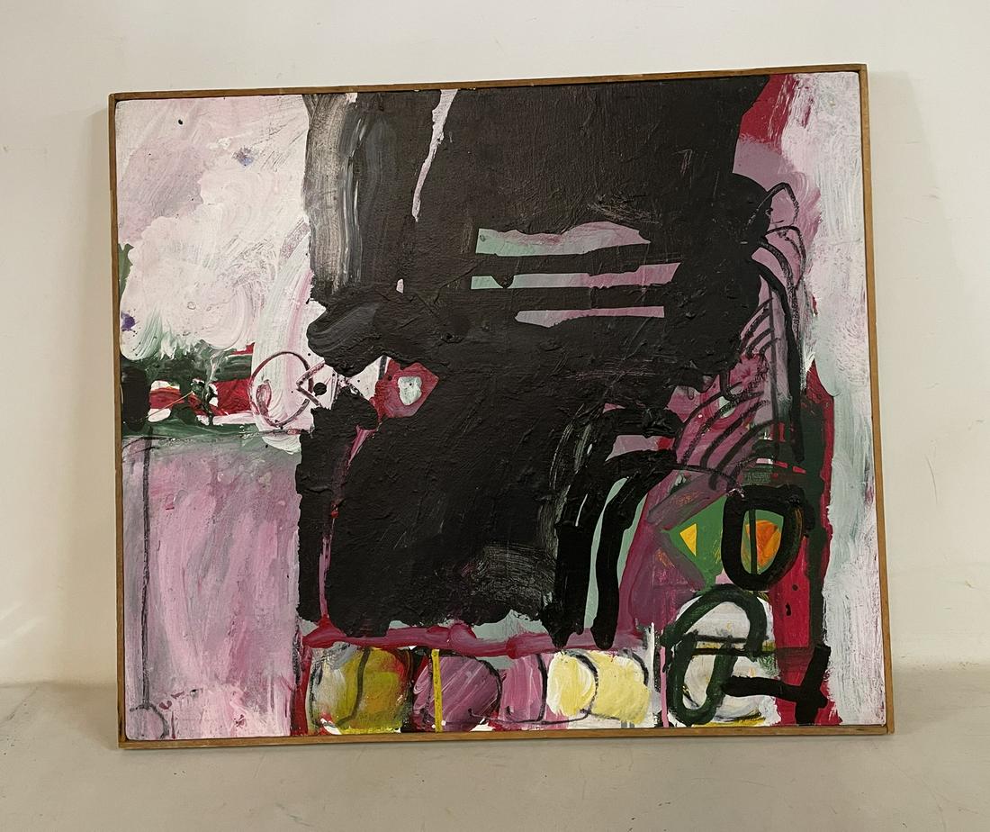 J.S MODERN PAINTING HOMAGE TO FRANZ KLINE 24''X 29'' (1 of 6)
