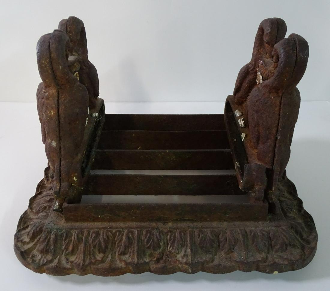 FIGURAL CAST IRON BOOT SCAPER 8.5X13.5X11 (1 of 6)