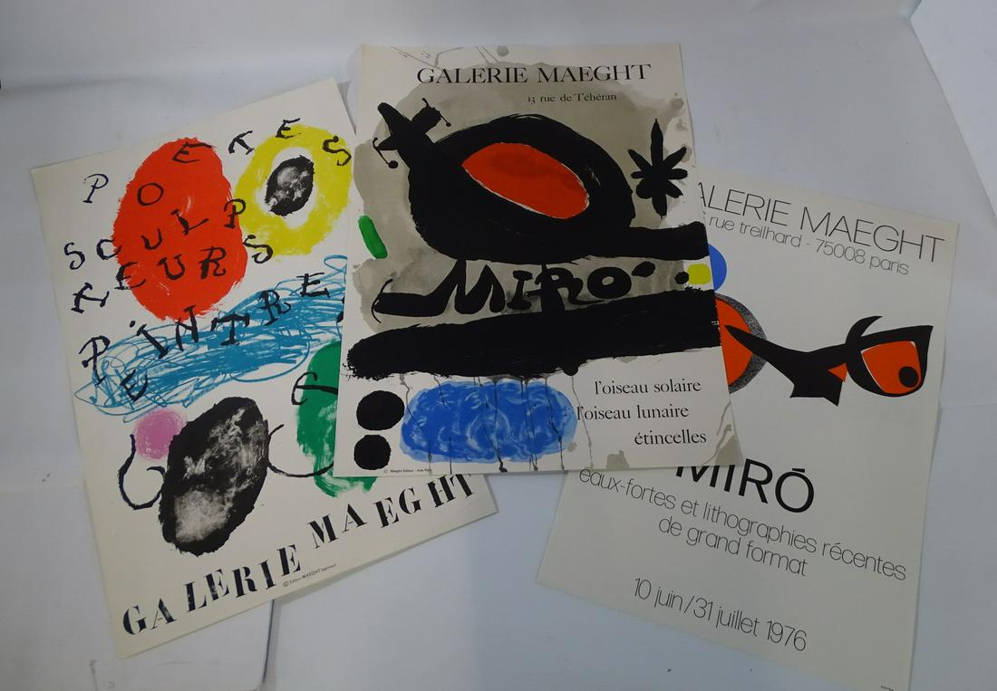 JOAN MIRO 3 GALERIE MAEGHT MODERN ART EXHIBITION (1 of 10)