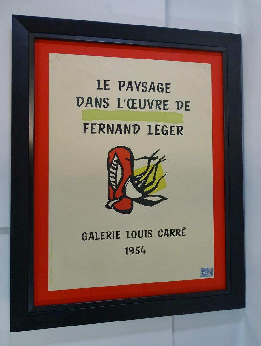 LE PAYSAGE DANS L. OUEVRE DE FERNAND LEGER 1954 26" X (1 of 6)