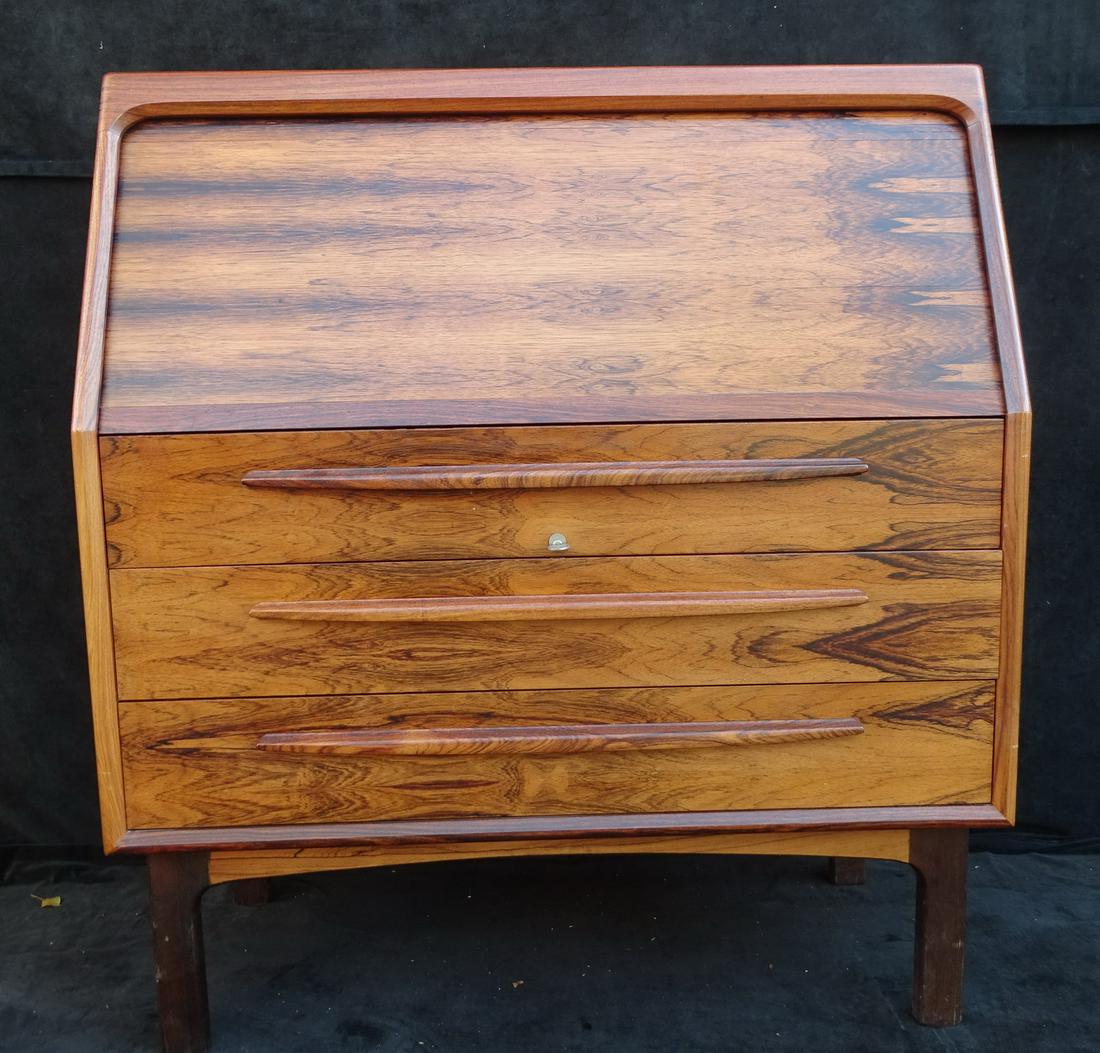 STUNNING MID CENTURY ROSEWOOD MECHANICAL DESK RETAILED (1 of 6)