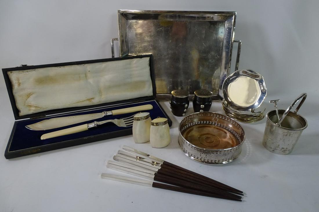 ASSEMBLED LOT OF S/P AND STERLING INC. SALT & PEPPER (1 of 12)