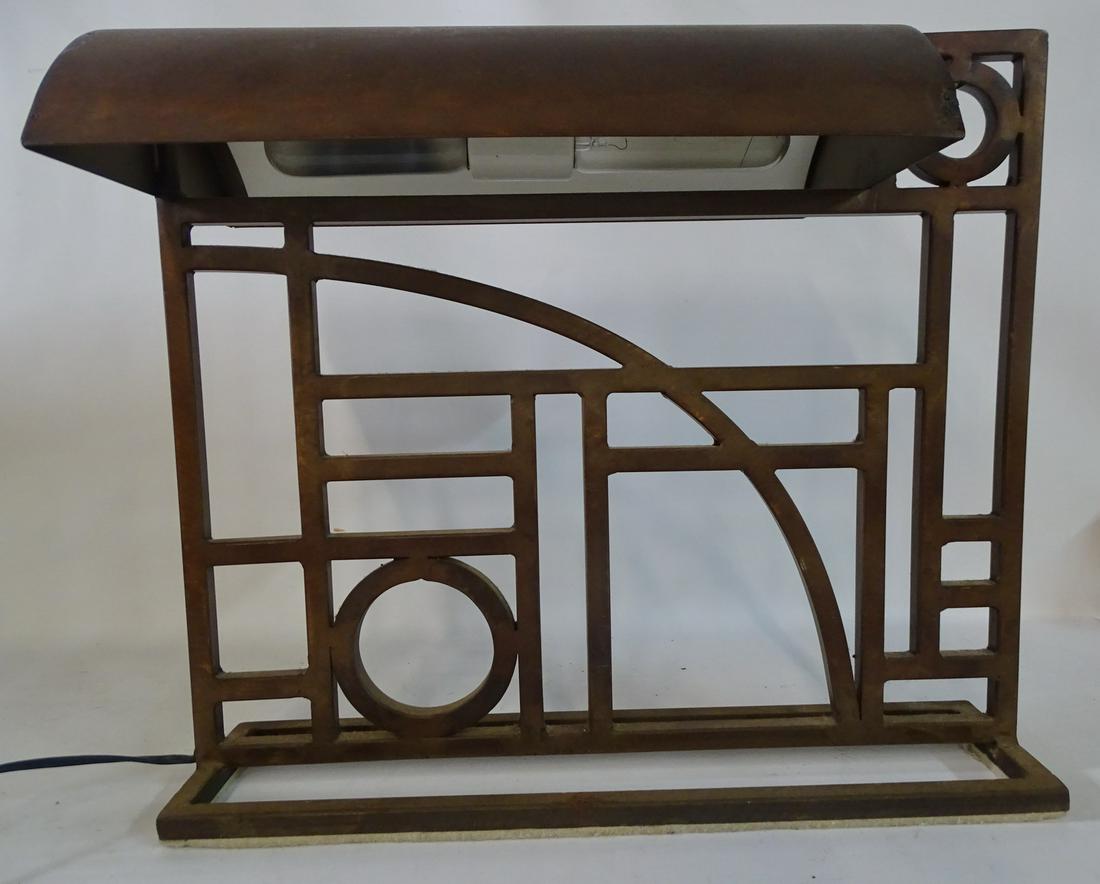 MID-CENTURY SONNEMAN KOVACS BRUSHED COPPER LAMP 15 3/4" (1 of 4)