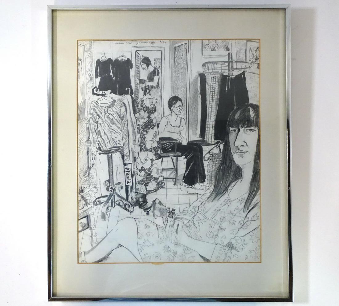 MIMI GROSS GROOMS SIGNED ORIGINAL (UNTITLED) (1 of 7)