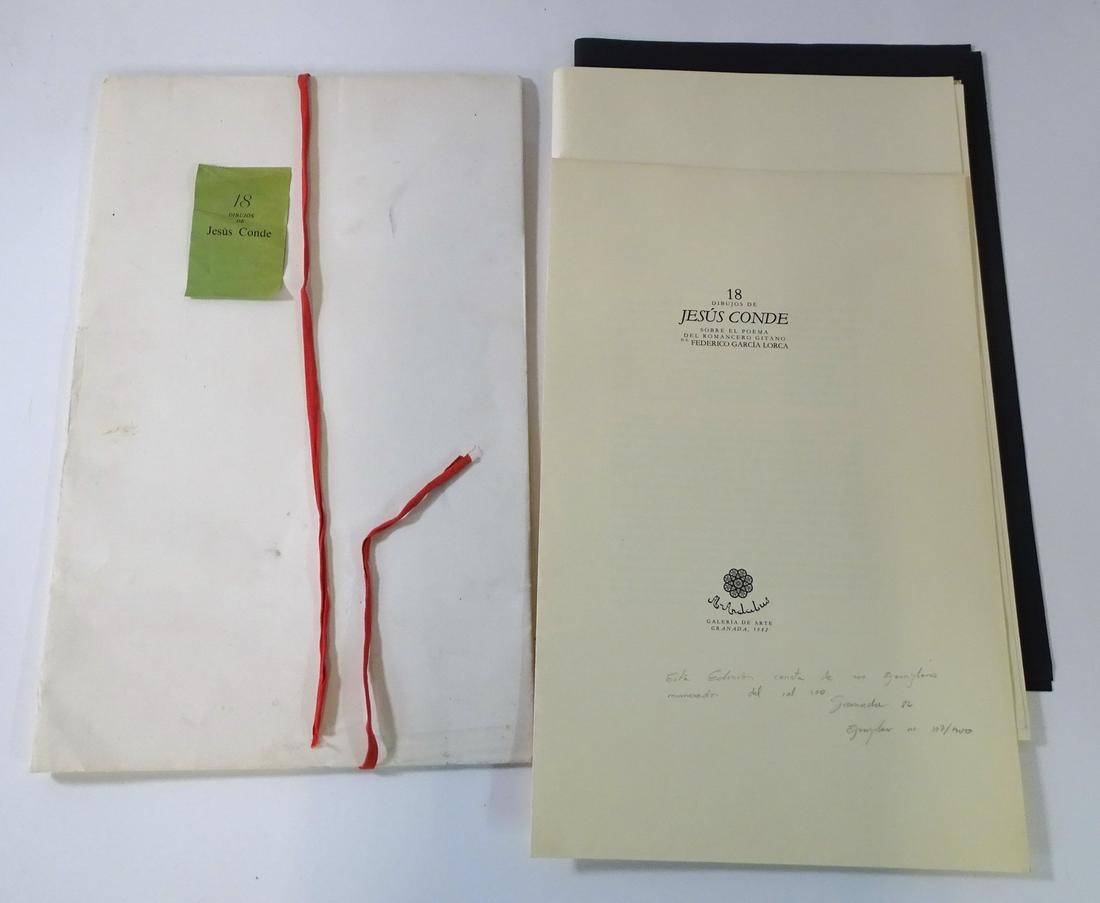 JESUS CONDE PRINT FOLIO "18 DIBUJOS DE JESUS CONDE" (1 of 10)