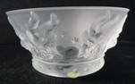 LALIQUE BOWL W/ PUTI (CHERUBS) 2 1/4 X 4 3/4 DIA.