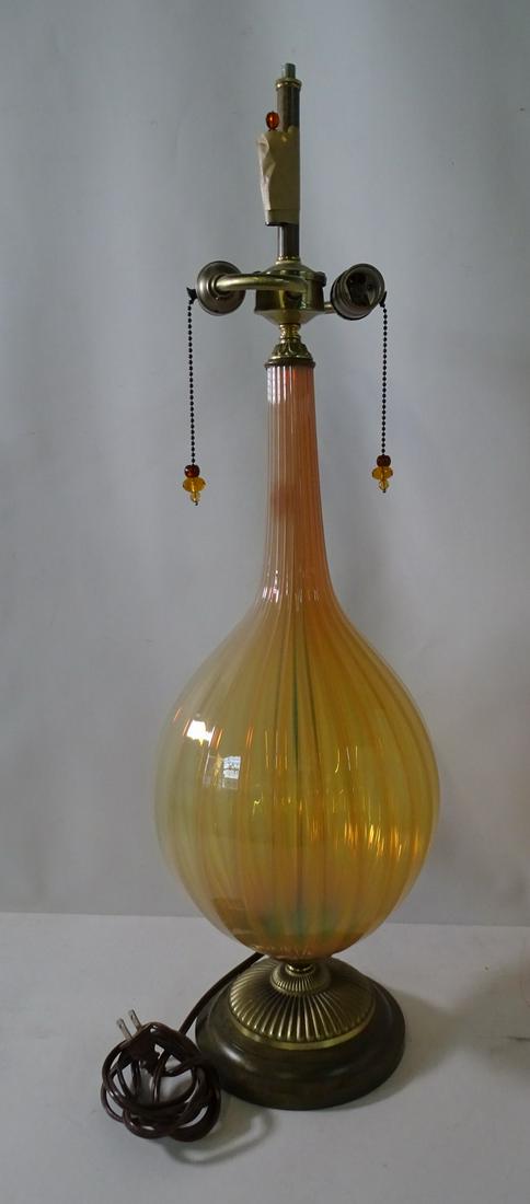 MURANO GLASS LAMP 24" HIGH (1 of 6)