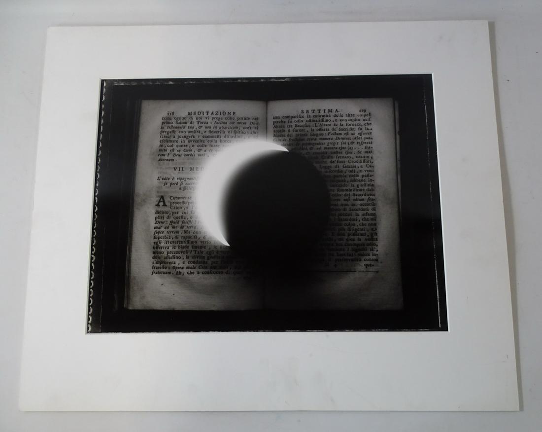 SEAN KERNAN SIGNED "ECLIPSE BOOK" 1997 GELATIN SILVER PRINT/PHOTOGRAPH NO. 1/18 16" X 20" SHEET (1 of 8)
