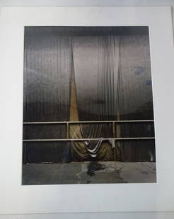 LARRY SULTAN ORIGINAL SIGNED "LAS VEGAS / SANDS HOTEL" 1997 COLOR PHOTOGRAPH 24" X 20" SHEET: LARRY SULTAN ORIGINAL SIGNED "LAS VEGAS / SANDS HOTEL" 1997 COLOR PHOTOGRAPH 24" X 20" SHEET