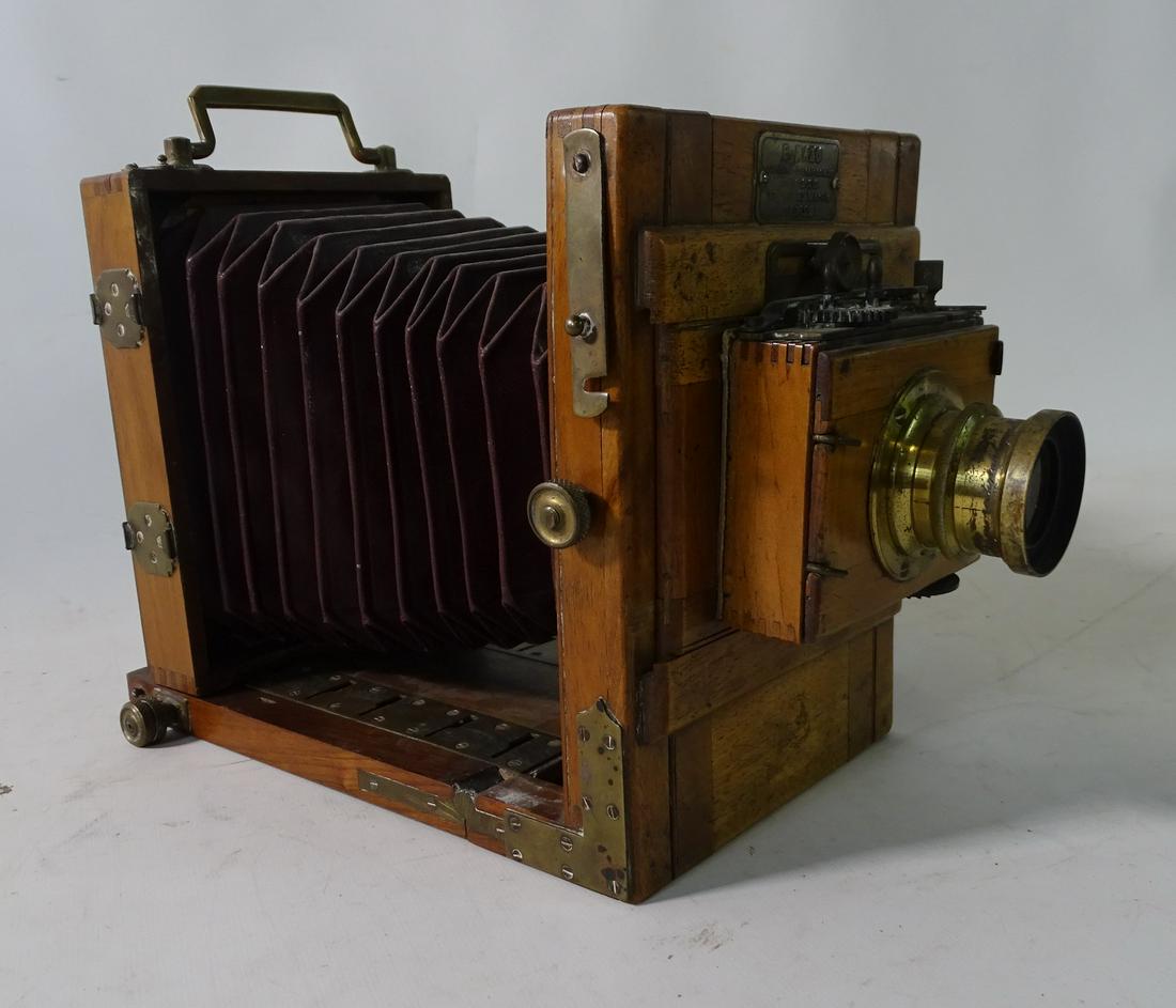 FRENCH 18TH CENTURY CAMERA BY E. MAZO, PARIS 7" X 3" X 3" (1 of 8)