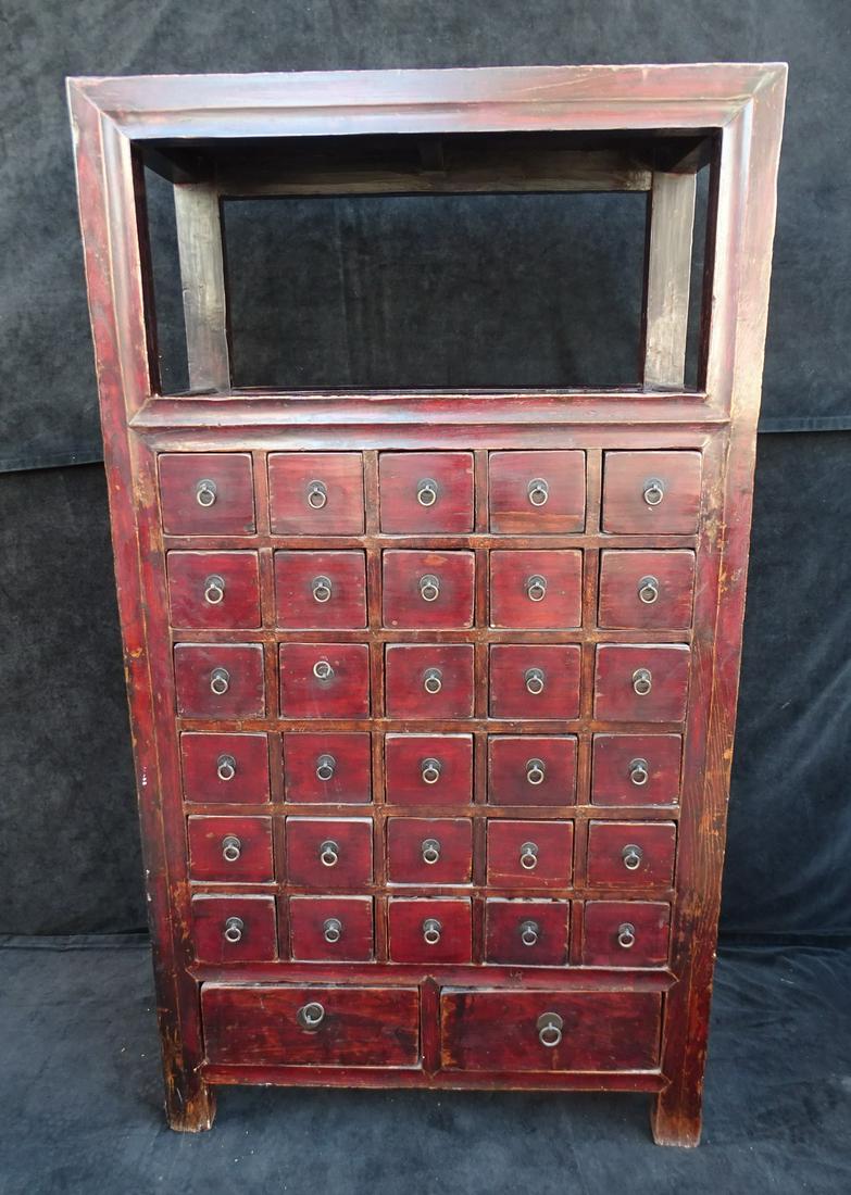 19TH CENTURY CHINESE MULTI DRAWER APOTHECARY CABINET 66" X 36" X 19" (1 of 9)