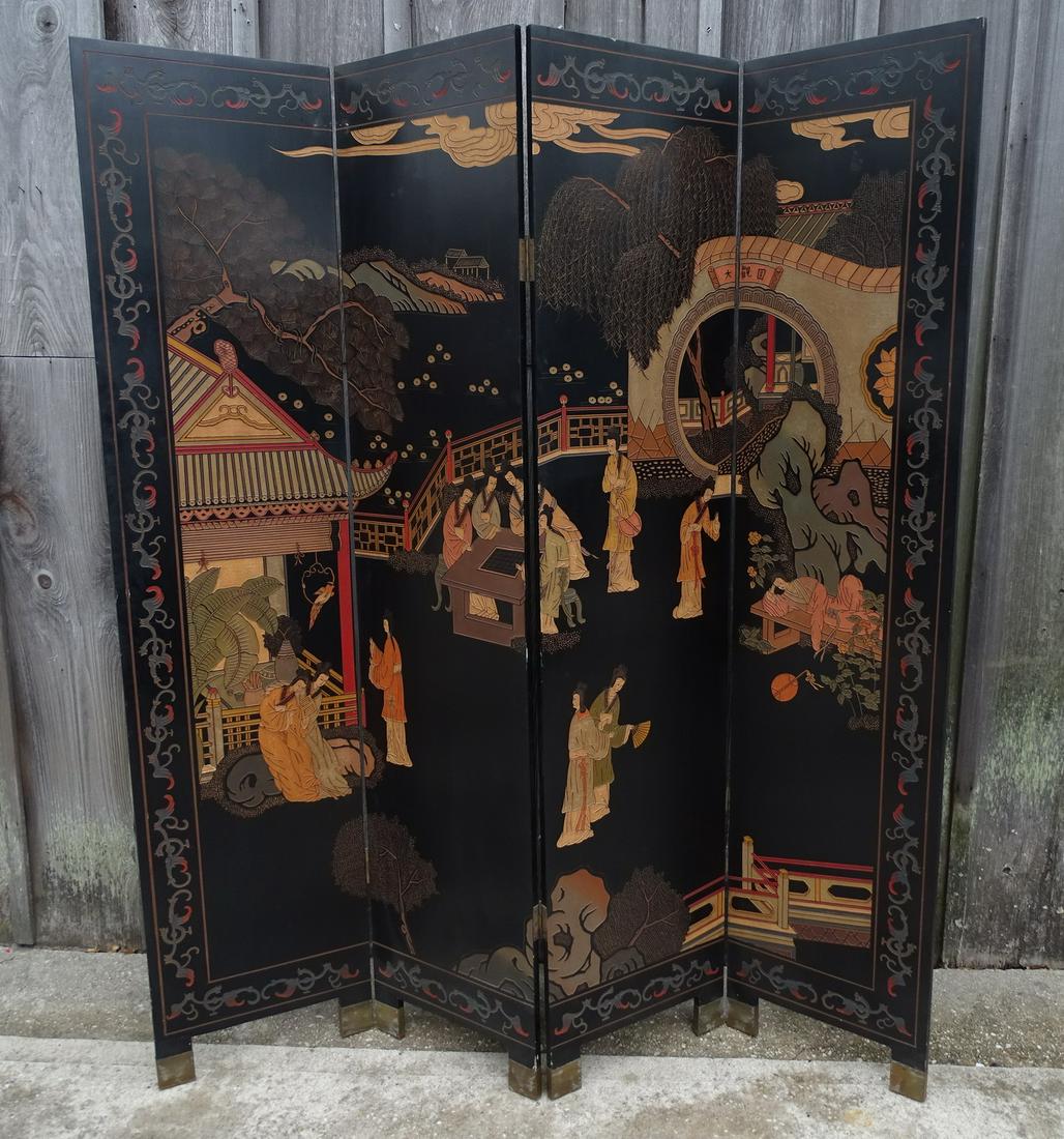 4 PANEL COROMANDEL SCREEN 72" X 65" (1 of 19)