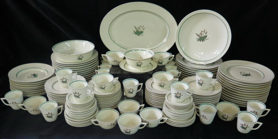 ROYAL COPENHAGEN DENMARK DINNER SET #884 MADE IN 1935 "QUAKING GRASS" 114 PIECES (1 of 11)