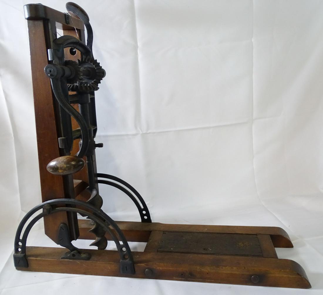 1890 BARN BEAM DRILL 28 1/2" X 29" X 16" (1 of 7)