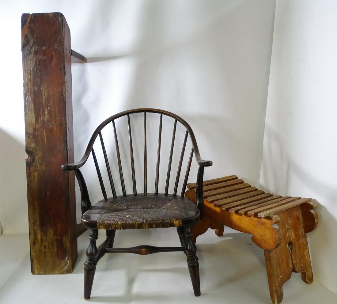 WHIMSICAL GROUP INC. ANTIQUE CHILDS WINDSOR CHAIR 23.5" X 17.75" X 16" (1 of 20)