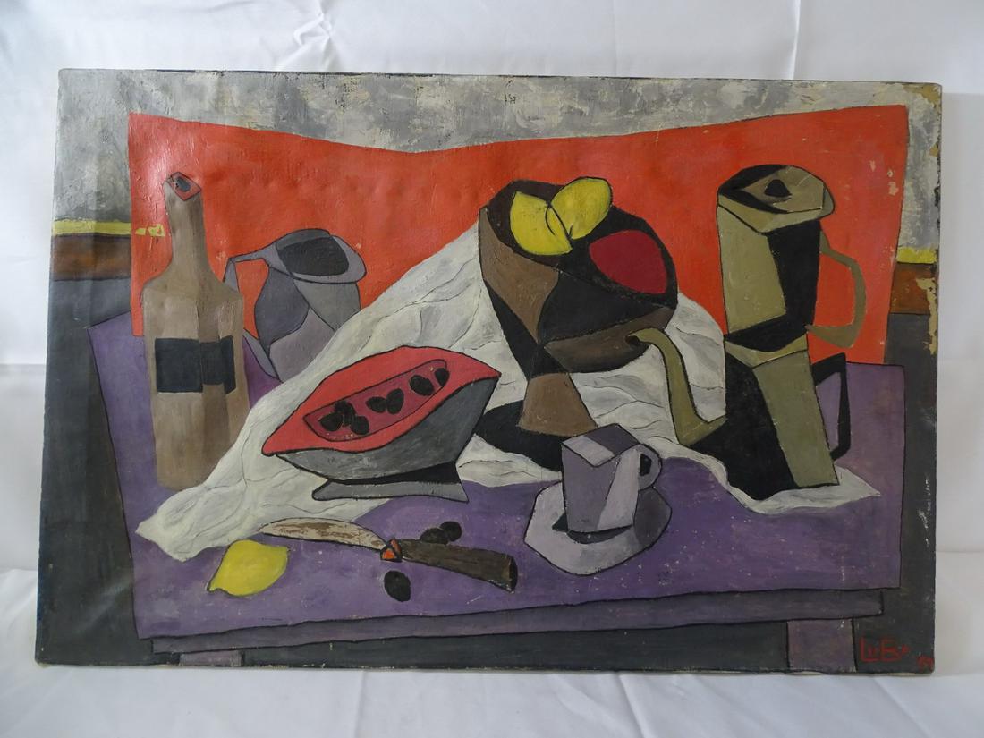 MID CENTURY STILL LIFE MODERN 20" X 30" (1 of 10)
