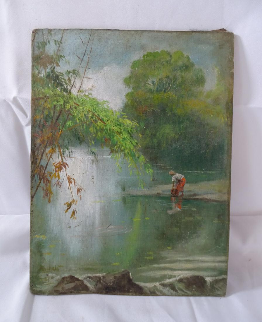 AFTER ISIDRO ANCHETA SIGNED "COPY" 14" X 10" (1 of 6)