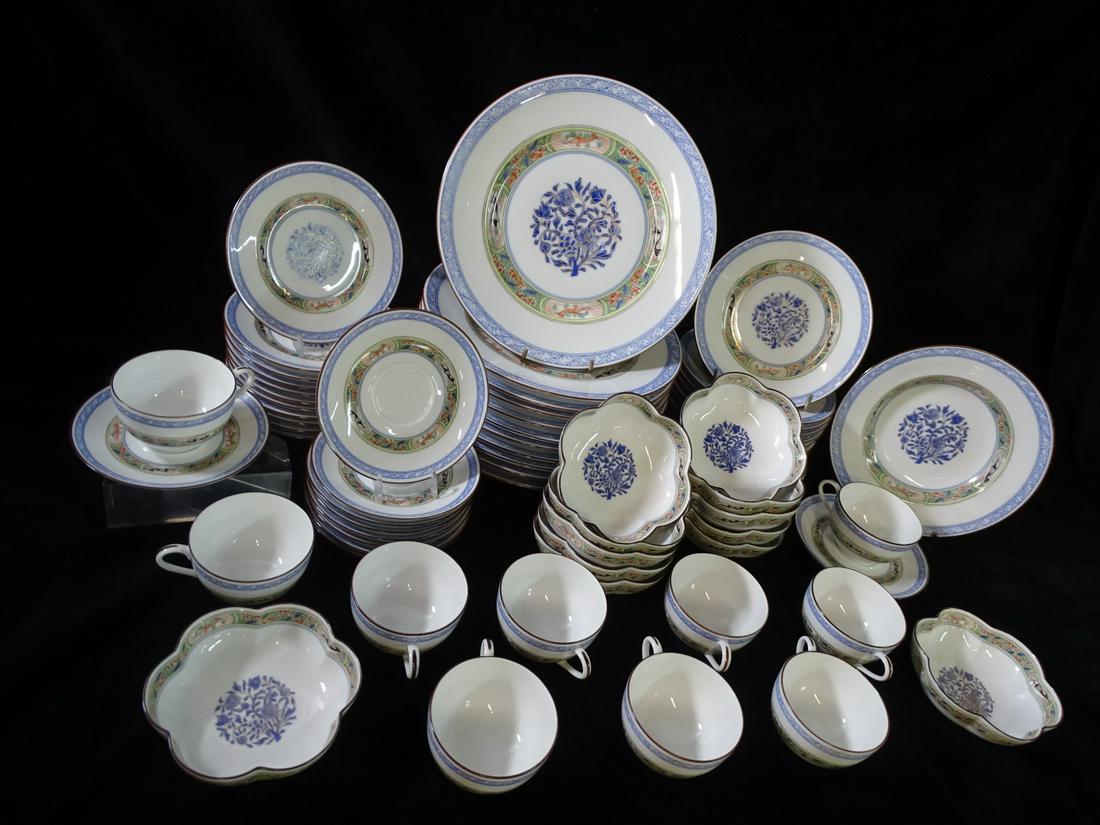 66 PCS. PUIFOCAT LIMOGES DINNER SET KAN SOU PATTERN (1 of 11)