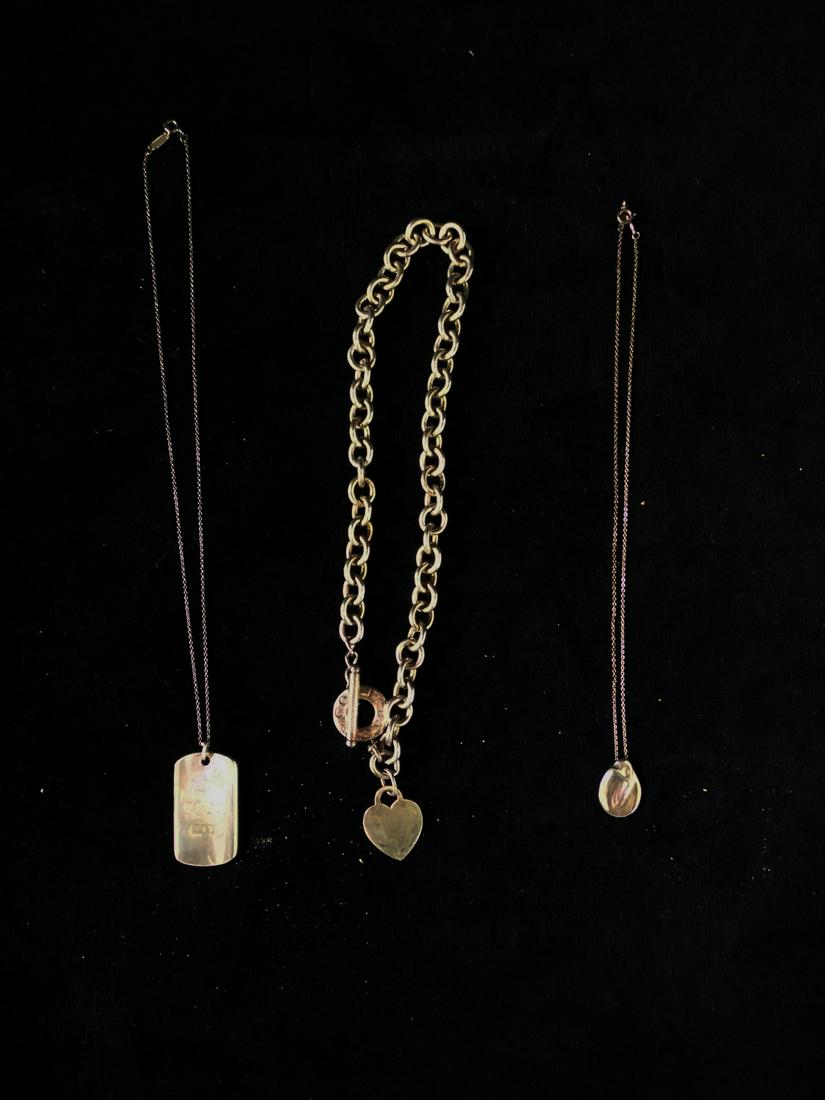LOT OF 0+3 TIFFANY STERLING SILVER ITEMS INCL. ELSA PERETTI: LOT OF 0+3 TIFFANY STERLING SILVER ITEMS INCL. ELSA PERETTI