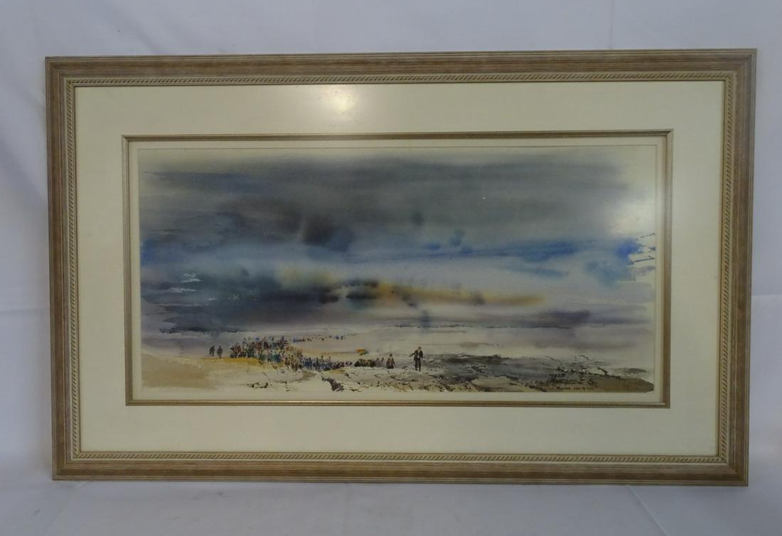 JOSE RODRIGUEZ WATERCOLOR 15X30: JOSE RODRIGUEZ WATERCOLOR 15X30