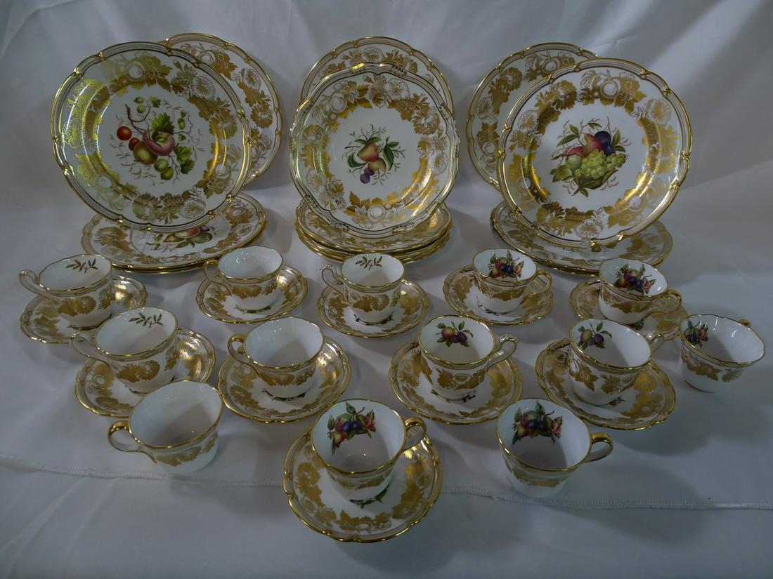 36 PIECE SPODE DESSERT SET (MADE FOR TIFFANY AND CO.) (1 of 9)